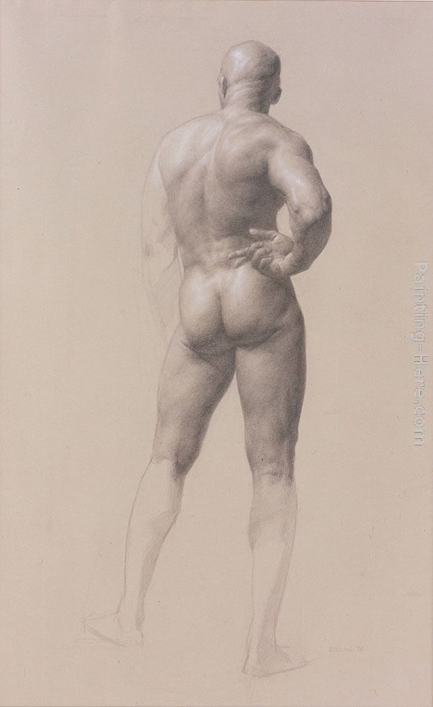 Male Figure painting - Jacob Collins Male Figure art painting
